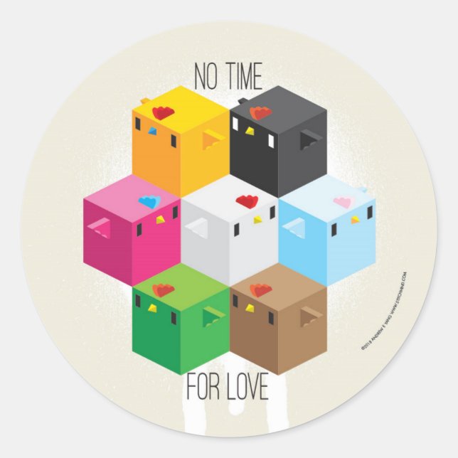 cockblock no time sticker (Front)