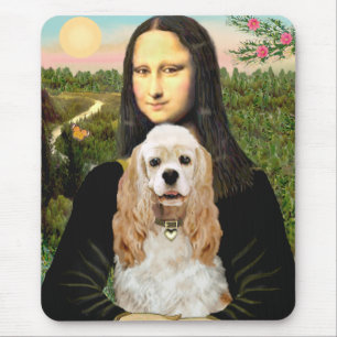 Cocker (Buff) - Mona LIsa Mouse Mat