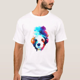 Cocker Dog Wild Nature Animal Colours Art T-Shirt