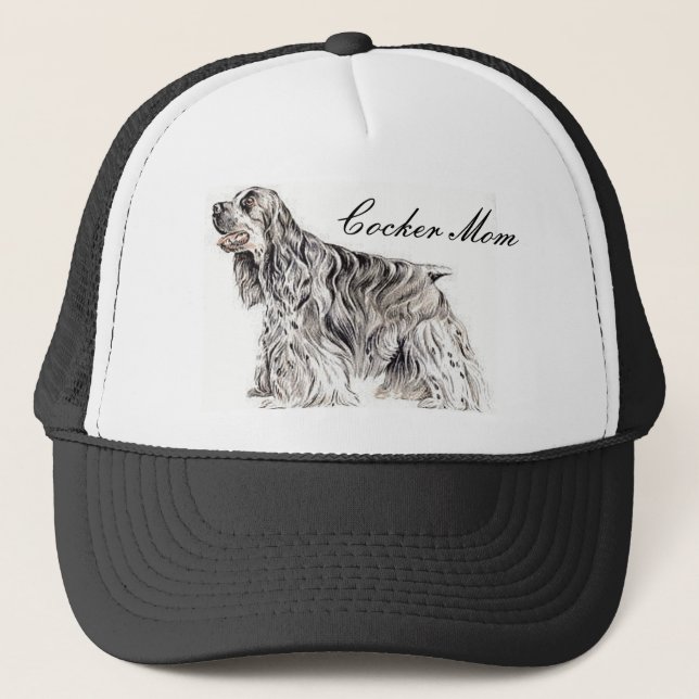 Cocker Mum, American Cocker Spaniel Cap (Front)