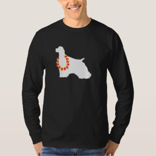 Cocker Spaniel Aloha Hawaiian Lei Dog T-Shirt