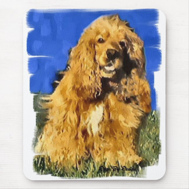 Cocker Spaniel Art Gifts Mouse Mat (Front)
