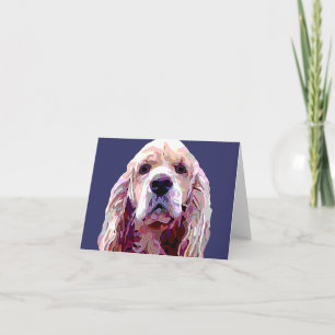 Cocker Spaniel Attitude Greeting card