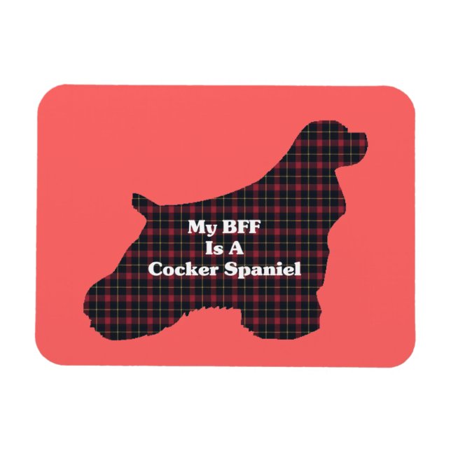 Cocker Spaniel BFF Magnet (Horizontal)