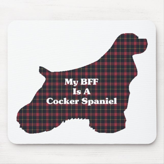 Cocker Spaniel BFF Mouse Mat (Front)
