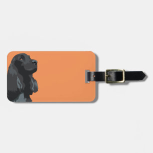 Cocker Spaniel - Black - Basic Breed Templates Luggage Tag