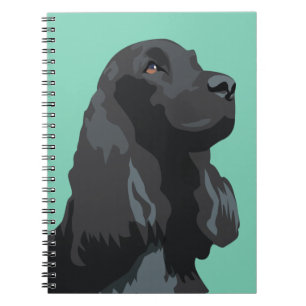 Cocker Spaniel - Black - Basic Breed Templates Notebook