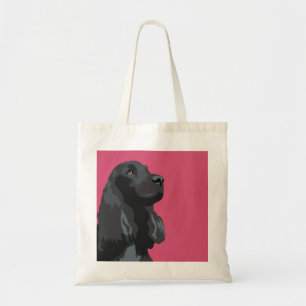 Cocker Spaniel - Black - Basic Breed Templates Tote Bag