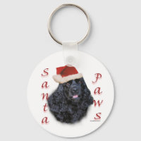Cocker Spaniel (blk) Santa Paws