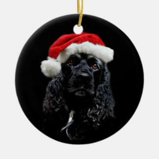 Cocker Spaniel Christmas Ceramic Tree Decoration