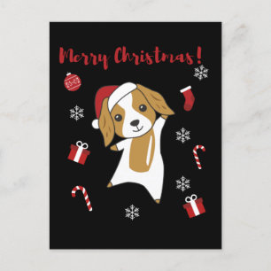 Cocker Spaniel Christmas Dog Winter Animals Dogs Holiday Postcard