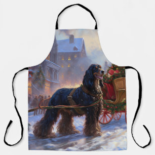 Cocker Spaniel Christmas Festive Season Apron