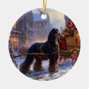 Cocker Spaniel Christmas Festive Season Ceramic Tree Decoration