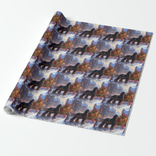 Cocker Spaniel Christmas Festive Season Wrapping Paper