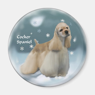 Cocker Spaniel Christmas Gifts Magnet