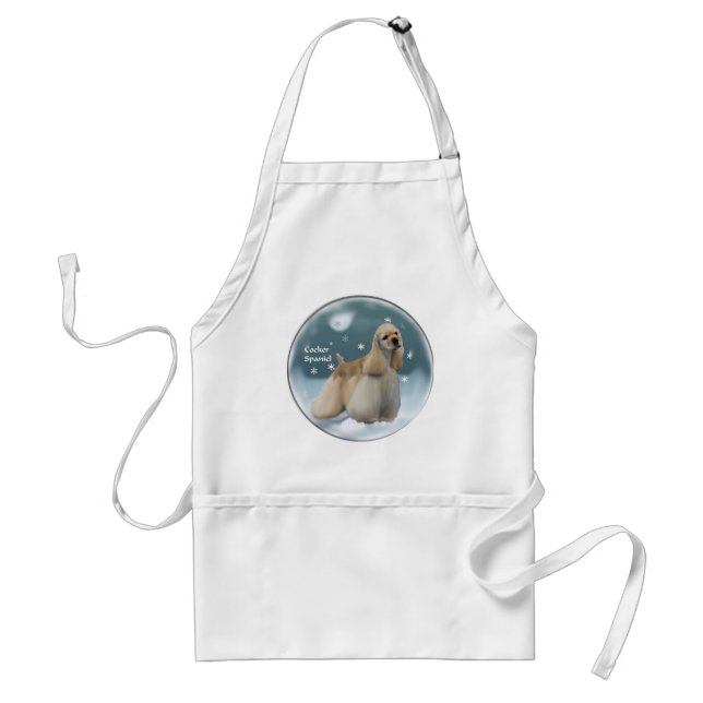 Cocker Spaniel Christmas Gifts Standard Apron (Front)