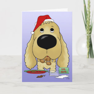 Cocker Spaniel Christmas Holiday Card