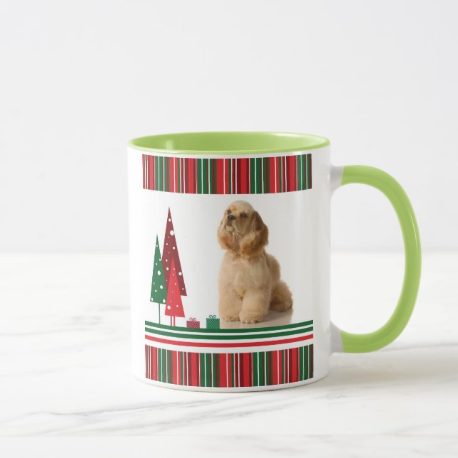 Cocker Spaniel Christmas Mug (Right)