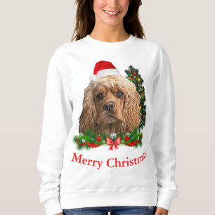 Cocker spaniel Christmas Sweatshirt