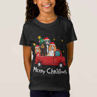 Cocker Spaniel Christmas Truck Tree Dog Mum Xmas D