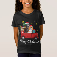 Cocker Spaniel Christmas Truck Tree Dog Mum Xmas D