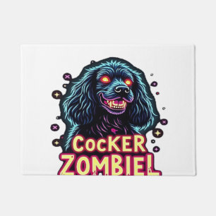 Cocker Spaniel Cockie Zombie Dog Halloween Essenti Doormat
