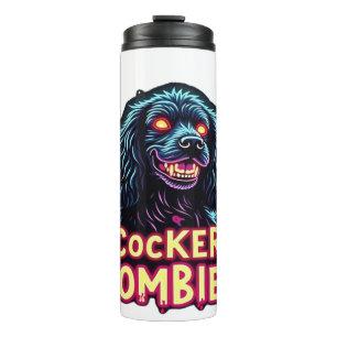Cocker Spaniel Cockie Zombie Dog Halloween Essenti Thermal Tumbler