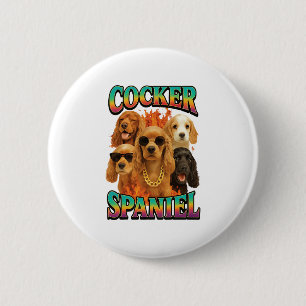 Cocker Spaniel Copy 6 Cm Round Badge