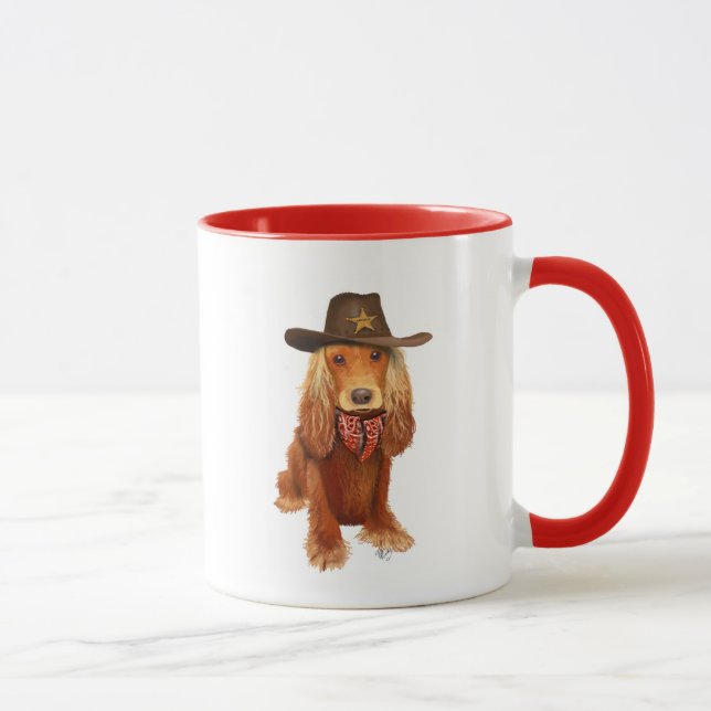 Cocker Spaniel Cowboy Mug (Right)