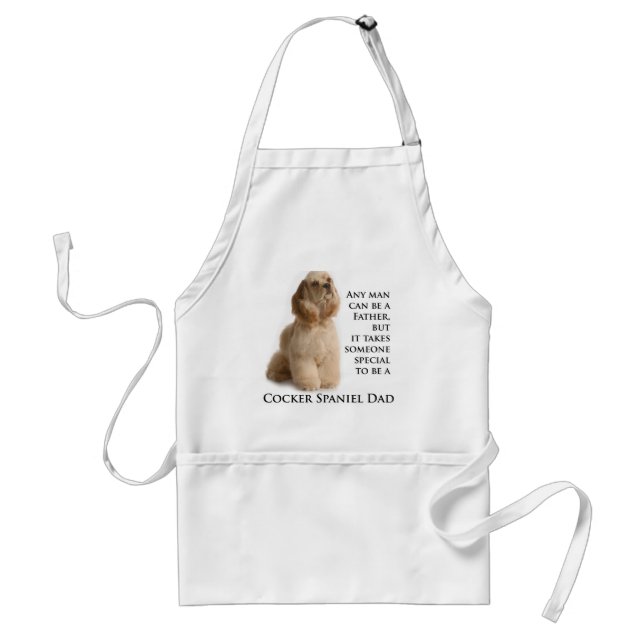 Cocker Spaniel Dad Apron (Front)