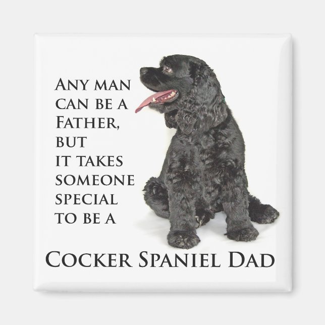 Cocker Spaniel Dad Magnet (Front)