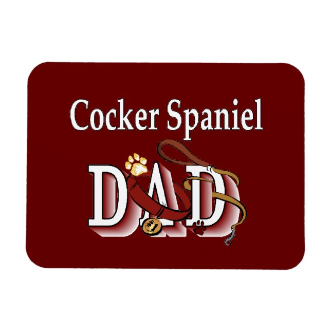 Cocker Spaniel DAD Magnet (Horizontal)