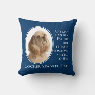Cocker Spaniel Dad Pillow