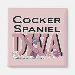 Cocker Spaniel DIVA Magnet
