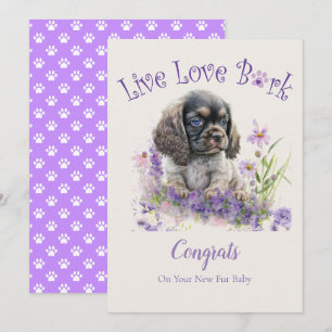 Cocker Spaniel Dog Adoption, Gotcha Day Card