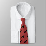 Cocker Spaniel Dog Breed Silhouettes Pattern Tie<br><div class="desc">This original Cocker Spaniels pattern neck tie makes a great gift for dog dads! Available in a variety of colors, this cool tie makes a statement for anyone who loves a Cocker. An awesome gift for the guy who wears a tie for business, or for special events like holiday programs,...</div>