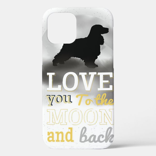 Cocker Spaniel Dog Clothes Cute Animal Lover Gift Case-Mate iPhone Case (Back)