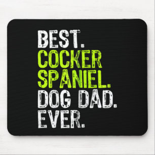 Cocker Spaniel Dog Dad Fathers Day Dog Lovers Zip Mouse Mat