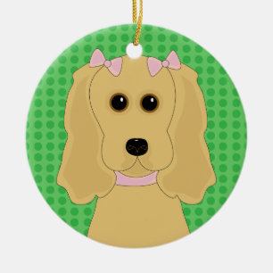 Cocker Spaniel Dog Design Christmas Ornament