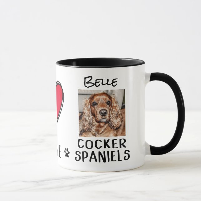 Cocker Spaniel Dog Lovers Mug (Right)