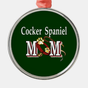 Cocker Spaniel Dog Mum Metal Tree Decoration