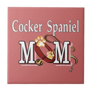Cocker Spaniel Dog Mum Tile