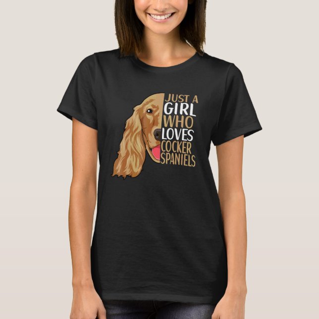 Cocker Spaniel Dog Outfit  Cocker Spaniel 4 T-Shirt (Front)
