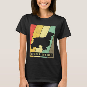 Cocker Spaniel Dog Retro Vintage Gift T-Shirt