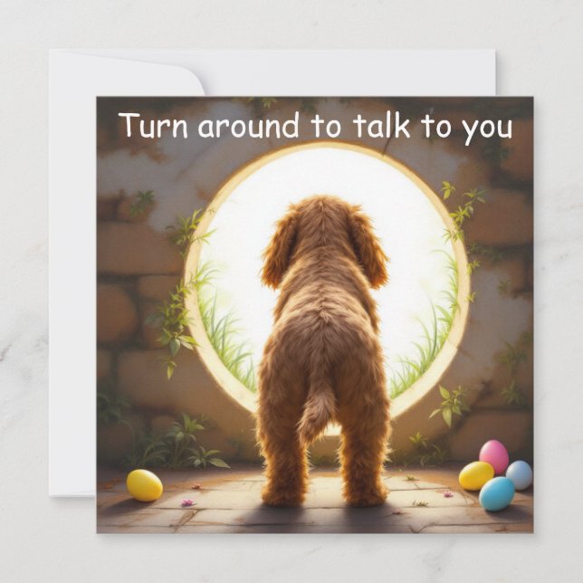 Cocker Spaniel - Easter  Holiday Card (Front)