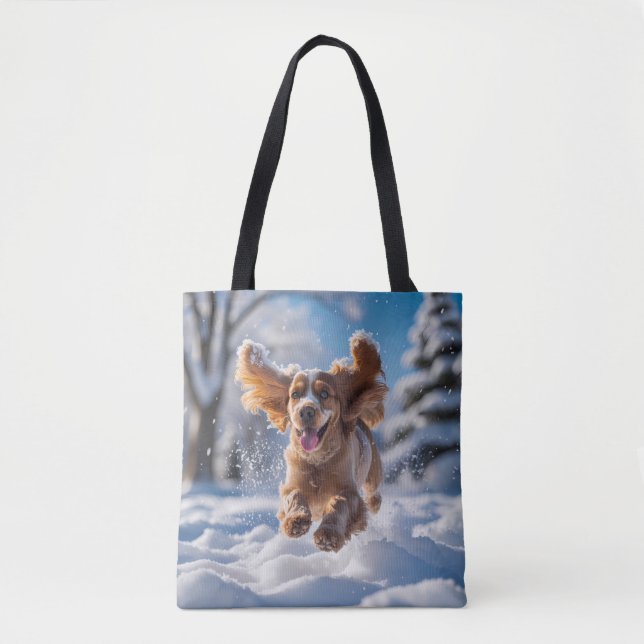 Cocker Spaniel Elegant Tote Bag (Front)