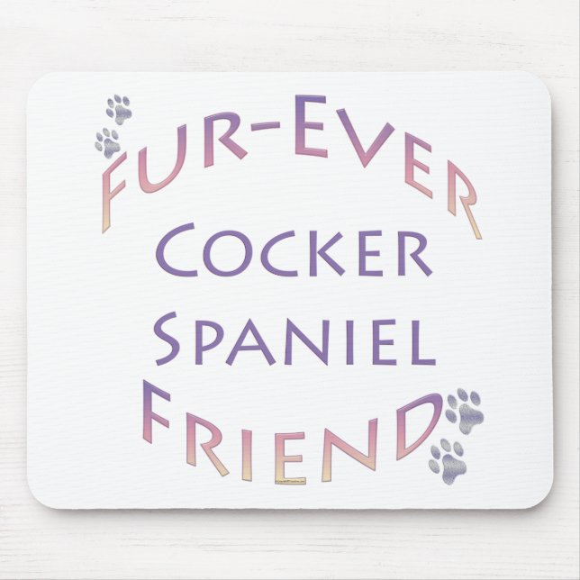 Cocker Spaniel Furever Mouse Mat (Front)