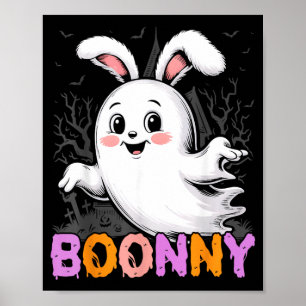 Cocker Spaniel Ghost Dog Halloween Men Women Kids Poster