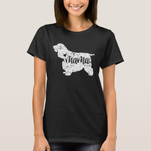 Cocker Spaniel Graphic Paw for Mum T-Shirt