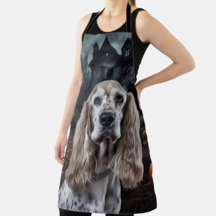 Cocker Spaniel Halloween Scary Apron